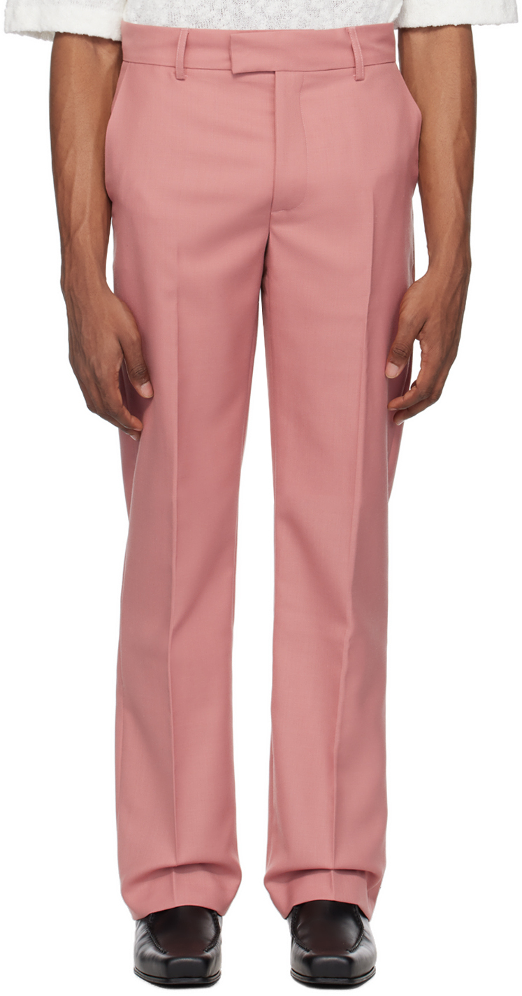 Shop Séfr Pink Mike Trousers In Rose Pink