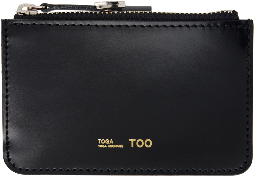 Shop Toga Ssense限定 ブラック スタッズ カードケース In 26/black