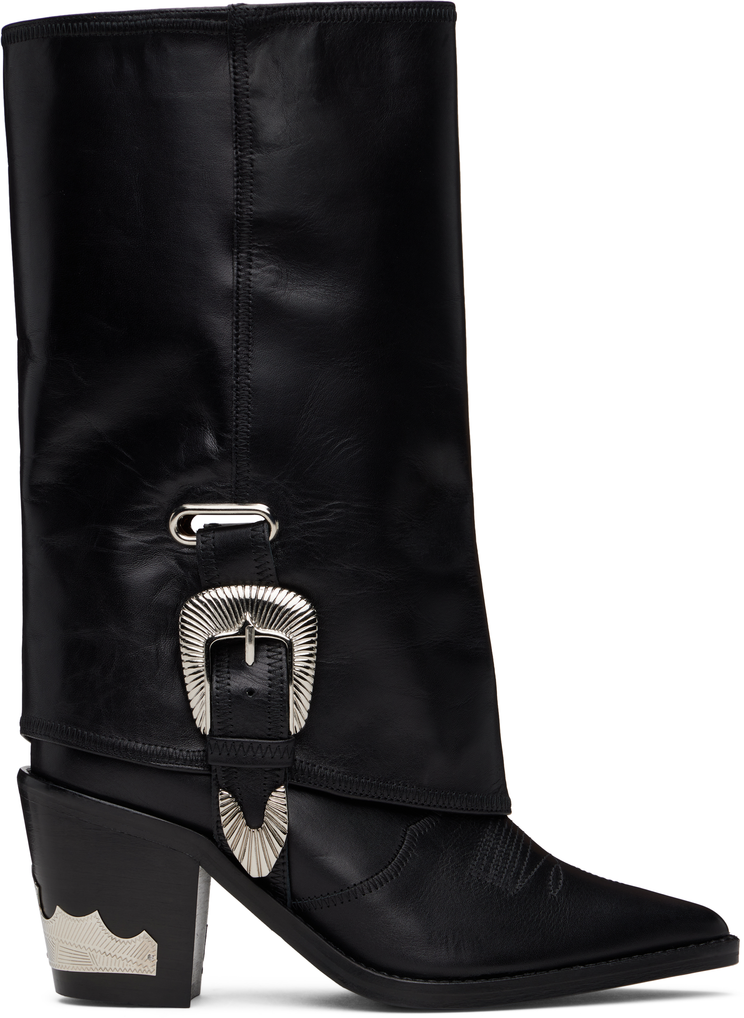 Black Western Style Boots