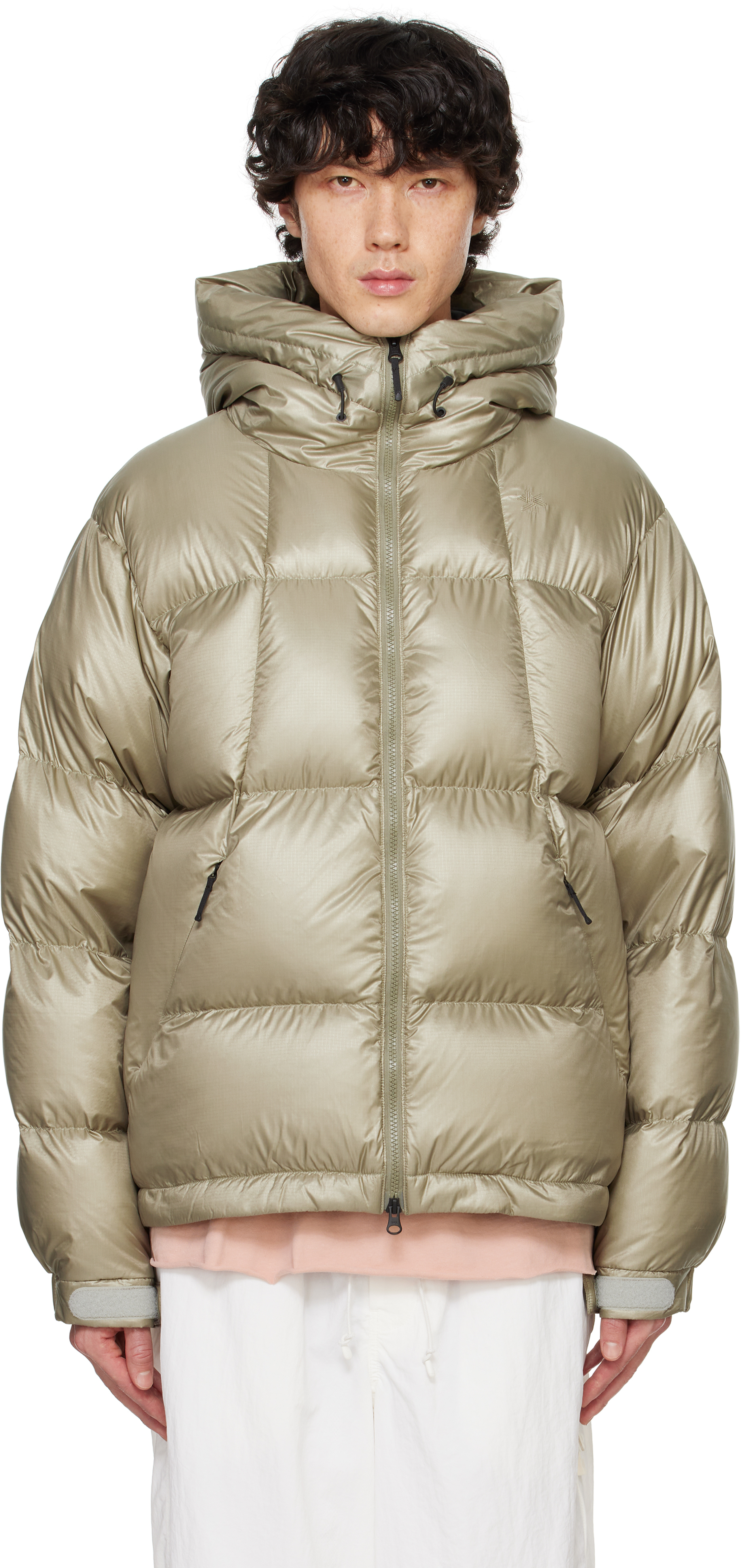 Shop Goldwin Beige Pertex Quantum Down Jacket In Oak Beige