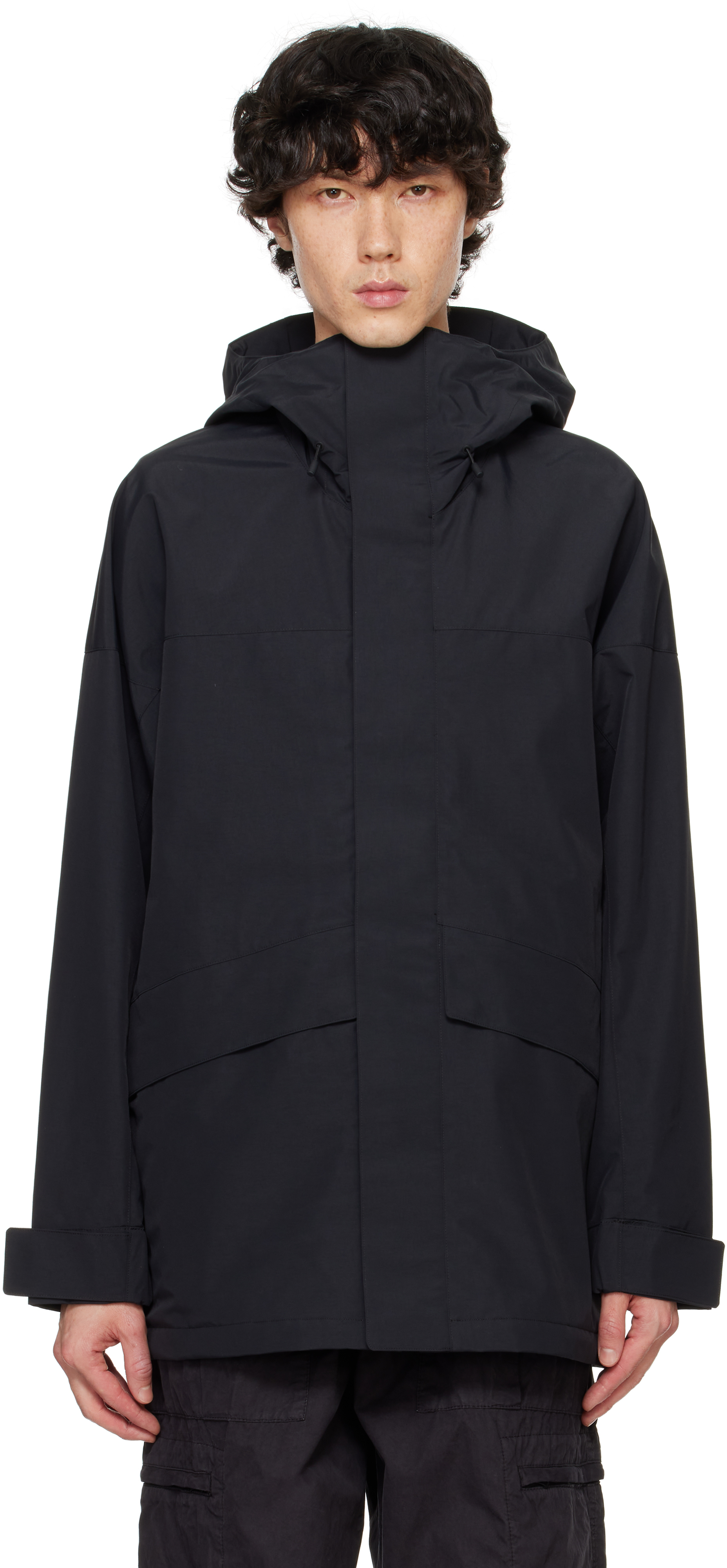 Shop Goldwin Black Windstopper By Gore-tex Labs Willer Jacket