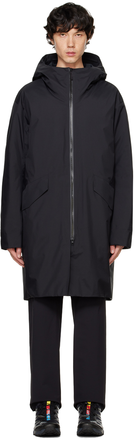 VEILANCE BLACK MONITOR DOWN COAT 