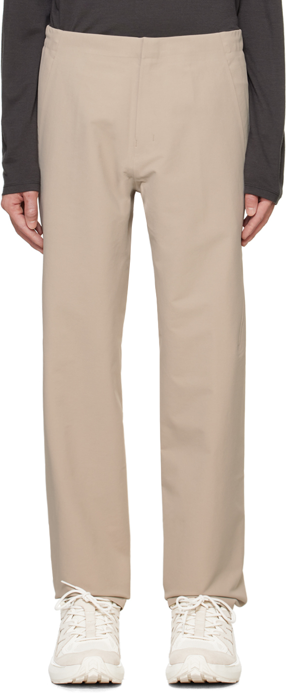 Veilance Beige Spere Trousers In Rune