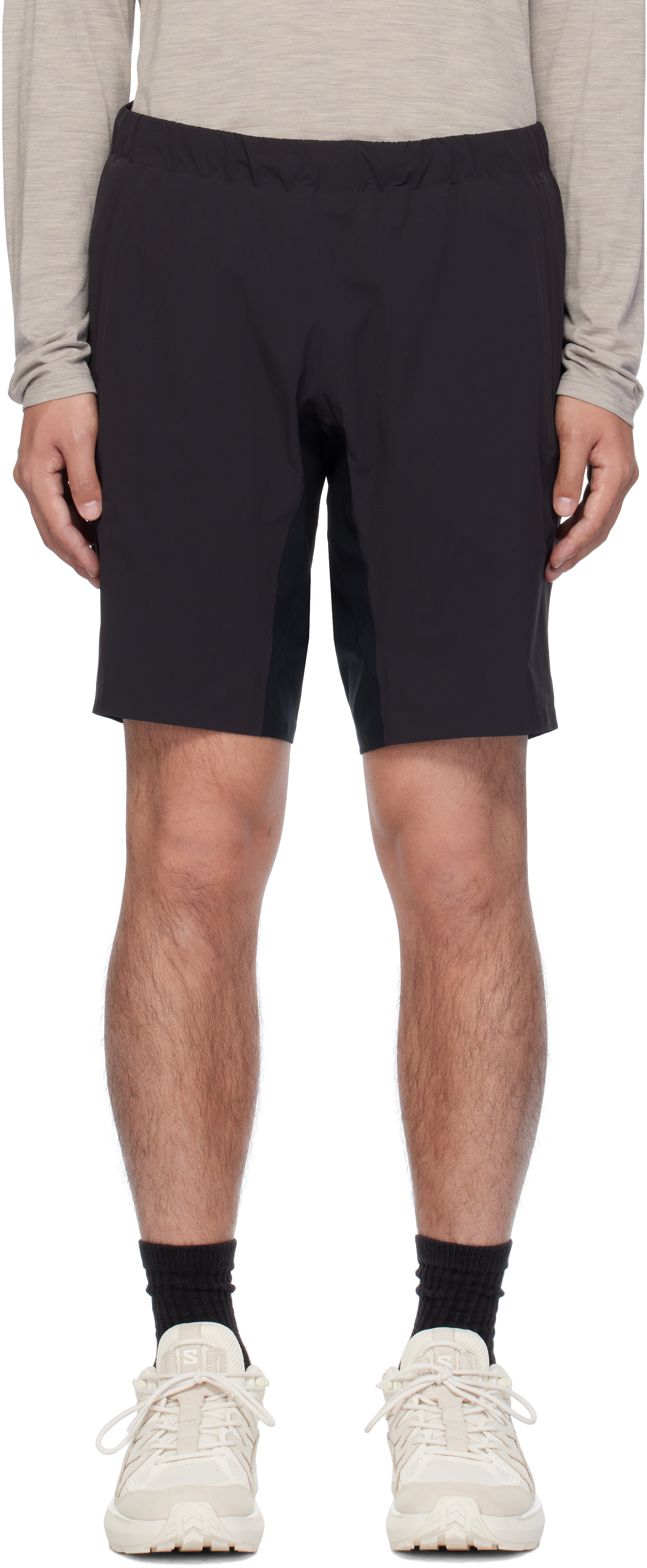 Black Secant Comp Shorts