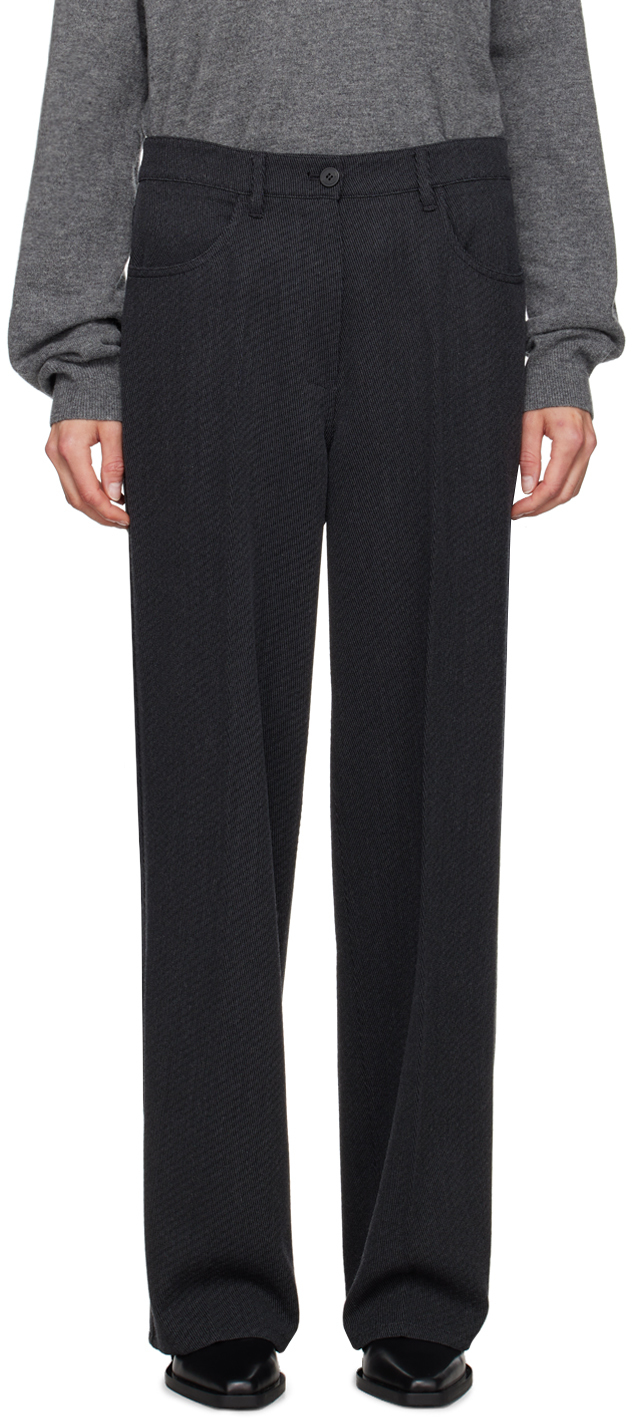 Gray Wool Trousers