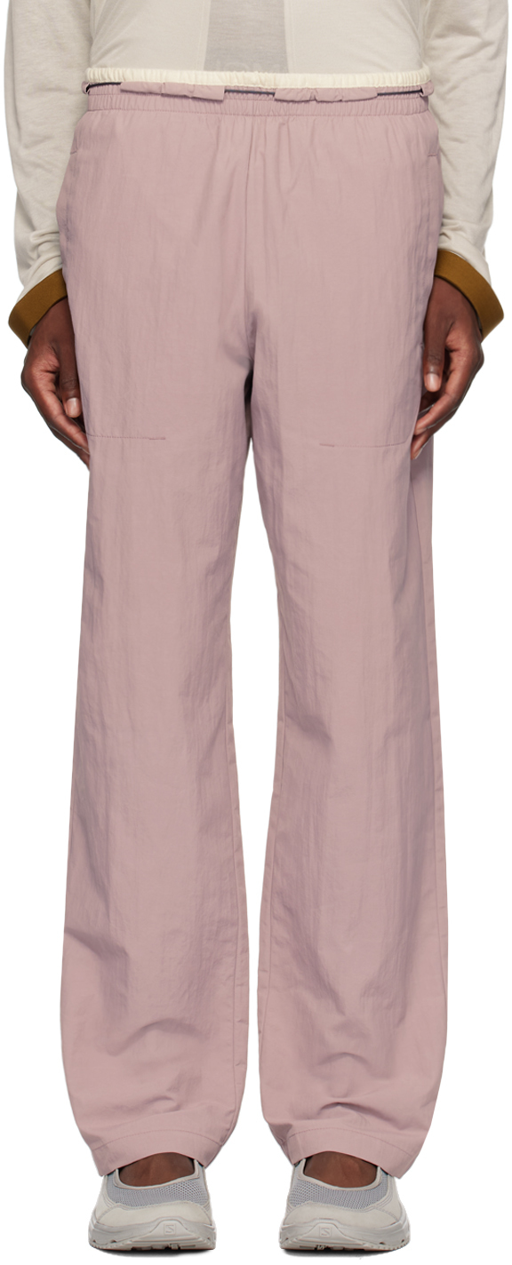 Shop Ranra Purple Matur Trousers In C402