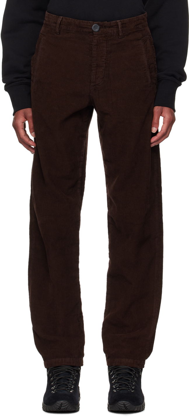 Shop Ranra Brown Kennari Trousers In C701