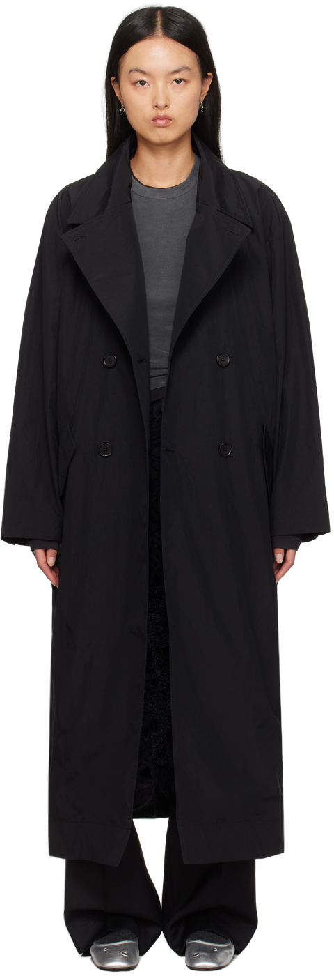 Black Industry Trench Coat