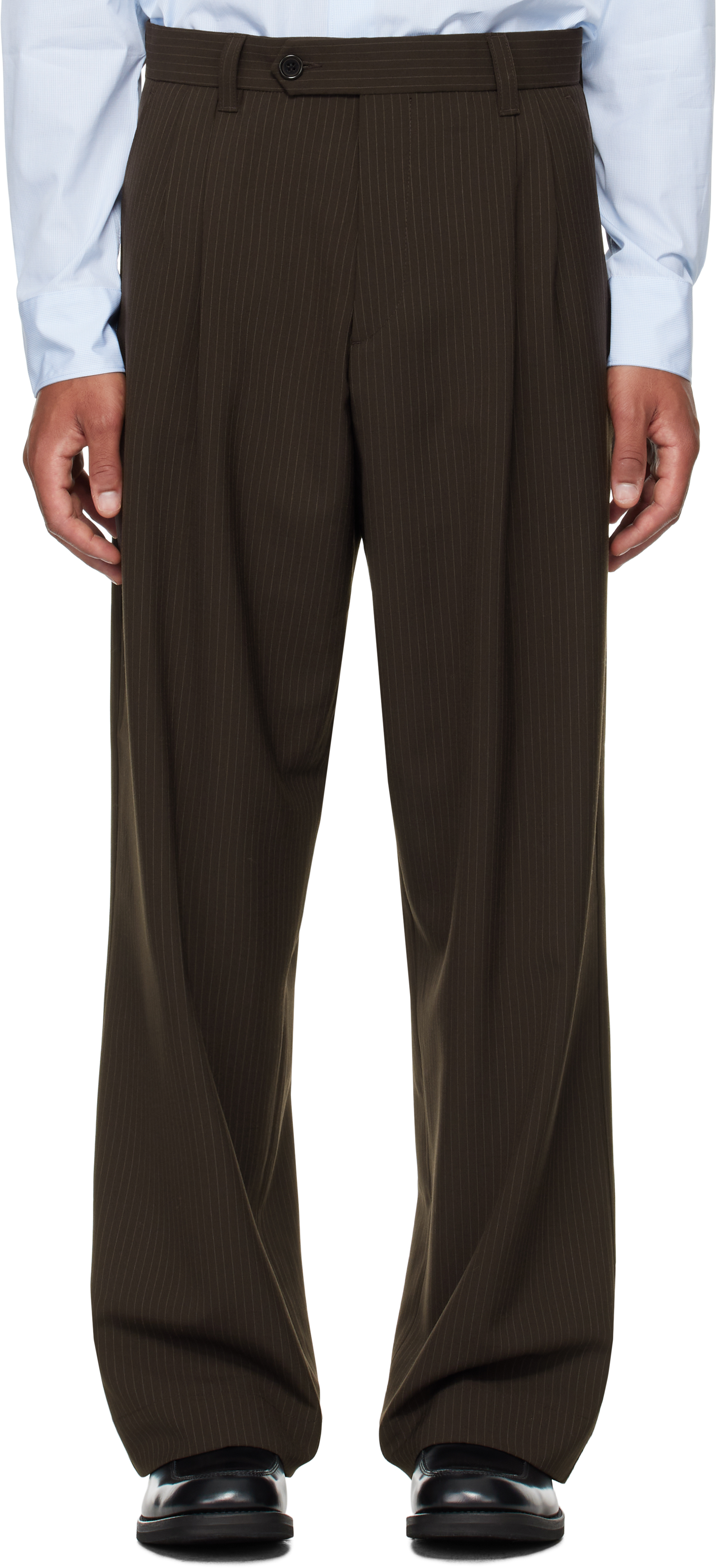 Brown Classic Trousers