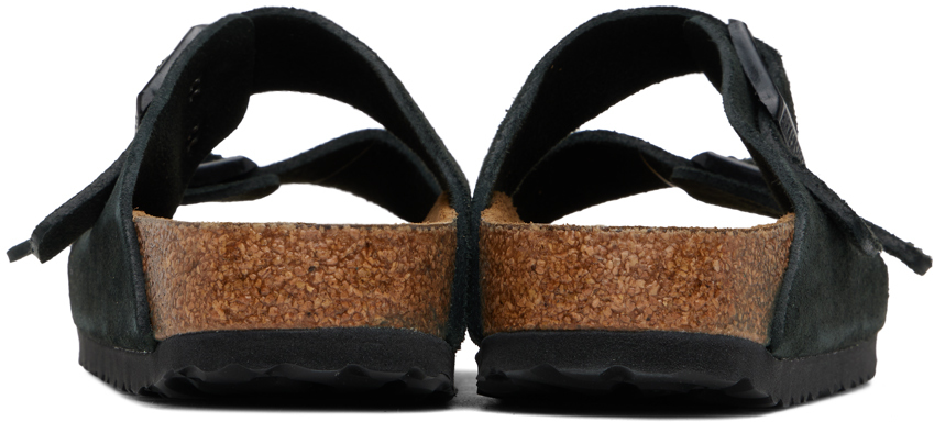 Birkenstock Arizona Birko-flor Patent Womens Sandals In Black
