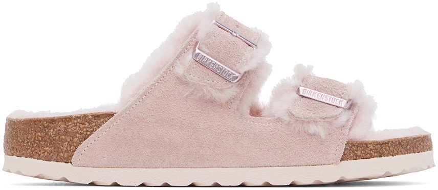Birkenstock Pink Buckle Sandals In Light Rose