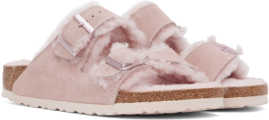 Birkenstock Pink Buckle Sandals In Light Rose