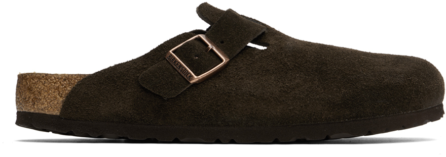 Brown Regular Boston Soft Footbed Clogs