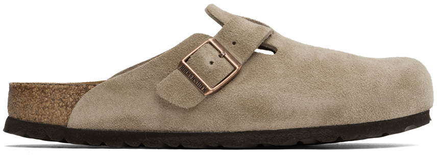 Taupe Regular Boston Soft Footbed Clogs