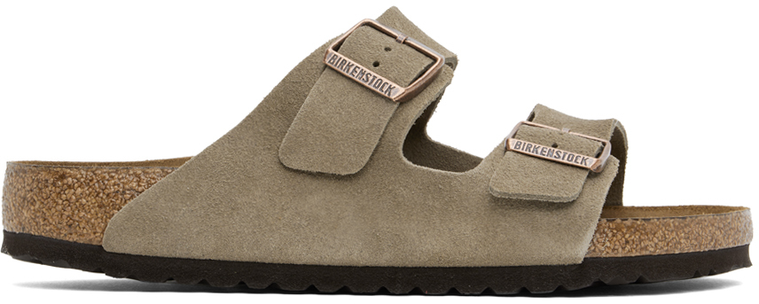 Taupe Regular Arizona Soft Footbed Sandals