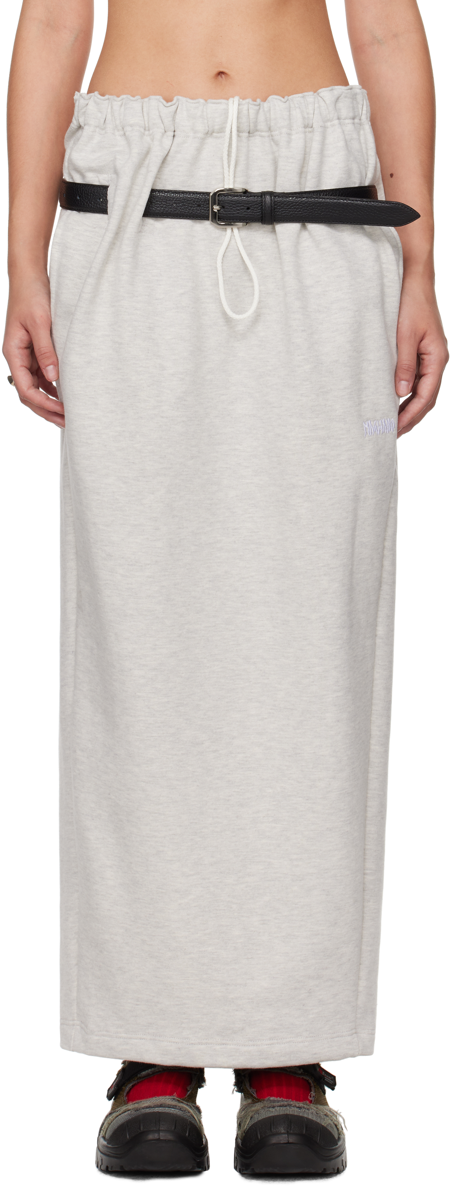 Gray Provincia Maxi Skirt