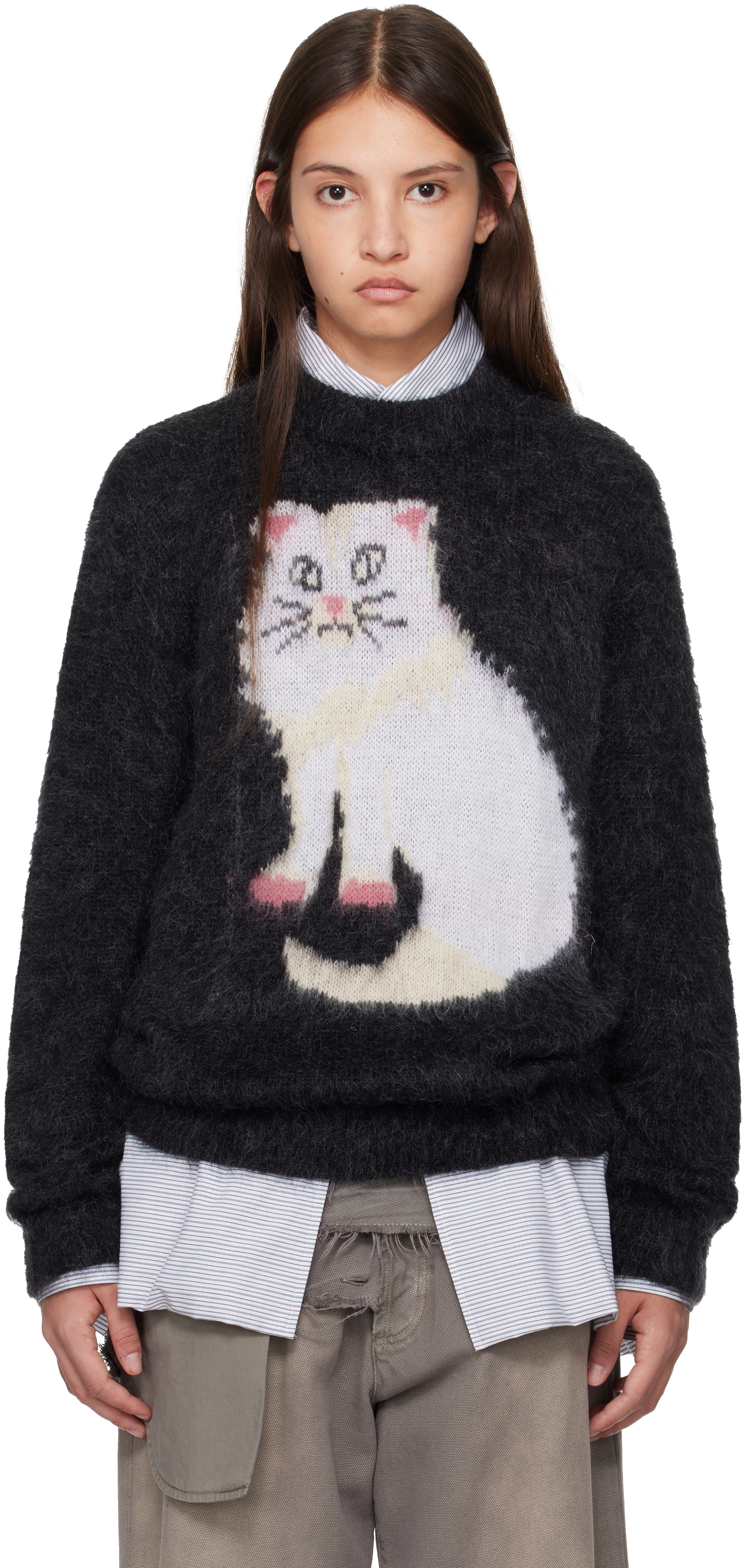 Magliano Black Gattone Sweater In 49