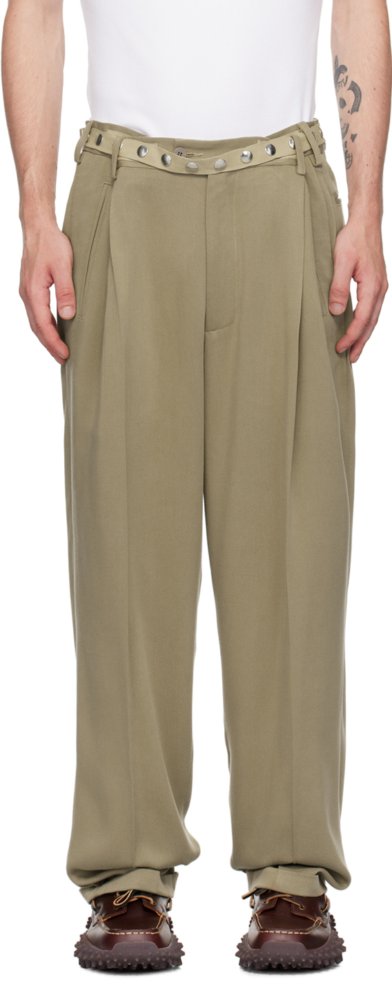 Shop Magliano Beige Super Trousers In 12