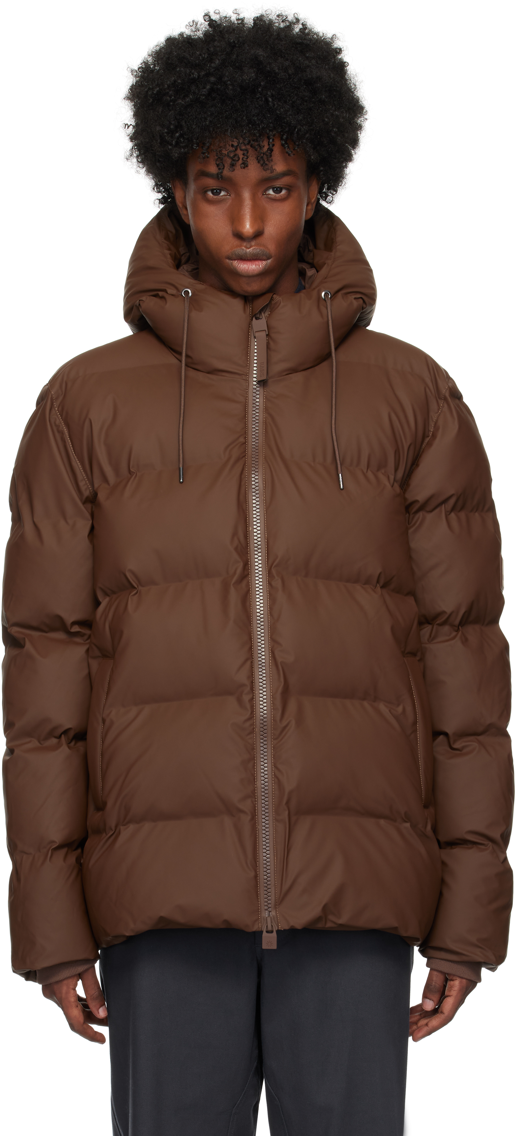 Brown Alta Puffer Jacket