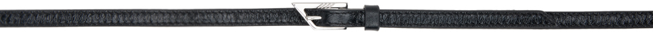 Black Pin-Buckle Belt