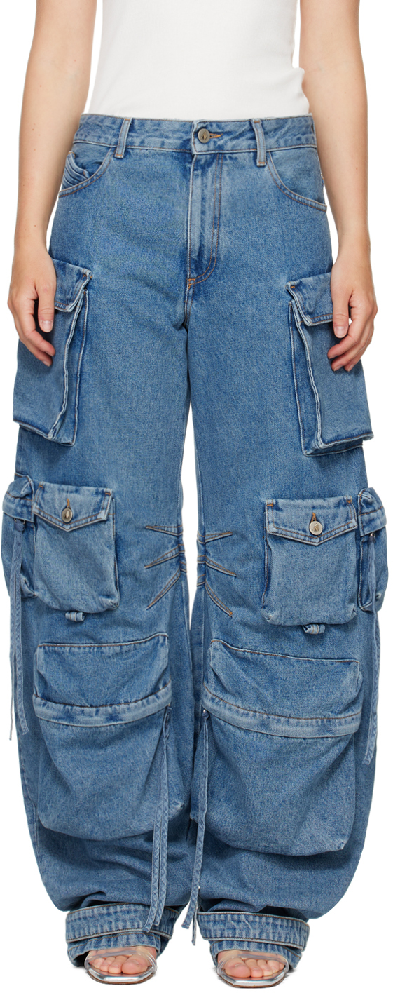 【関税込み】The Attico SSENSE限定 タン ジーンズ The Attico jeans for Women | SSENSE