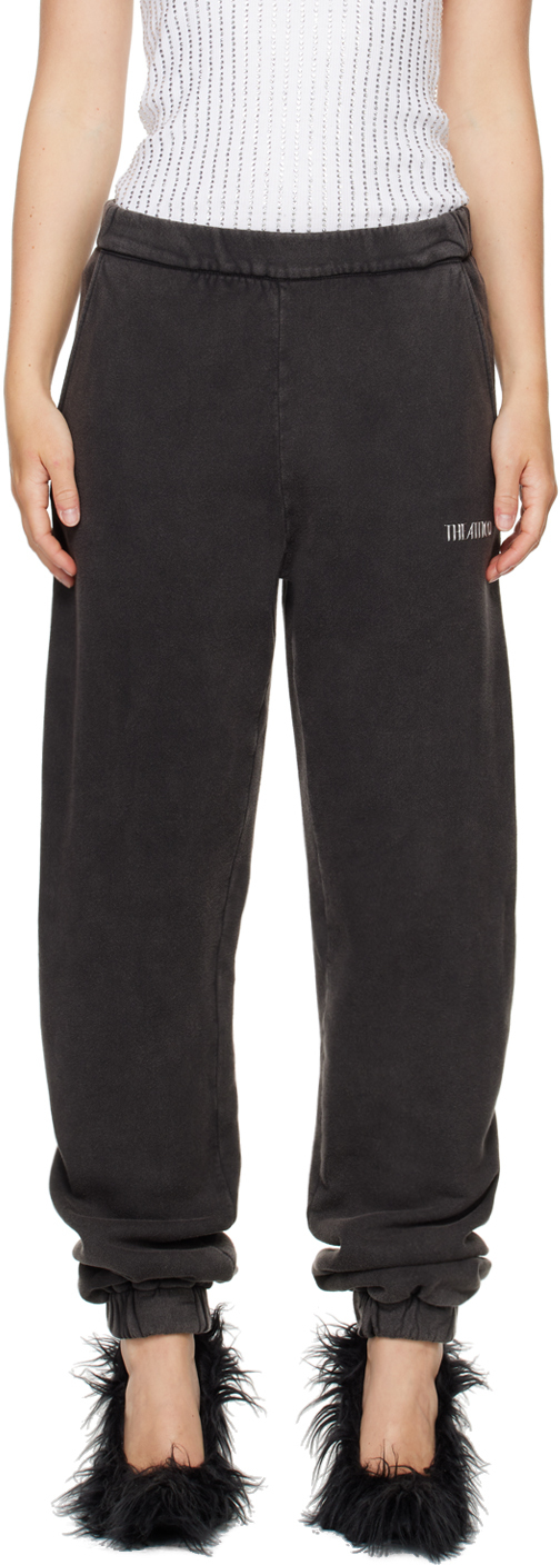 【関税込み】The Attico ブラック Penny ラウンジパンツ Black Penny Lounge Pants by The Attico on Sale