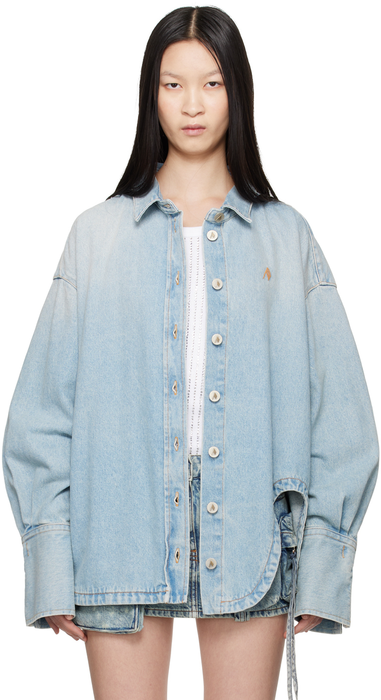 Blue Oversized Denim Shirt