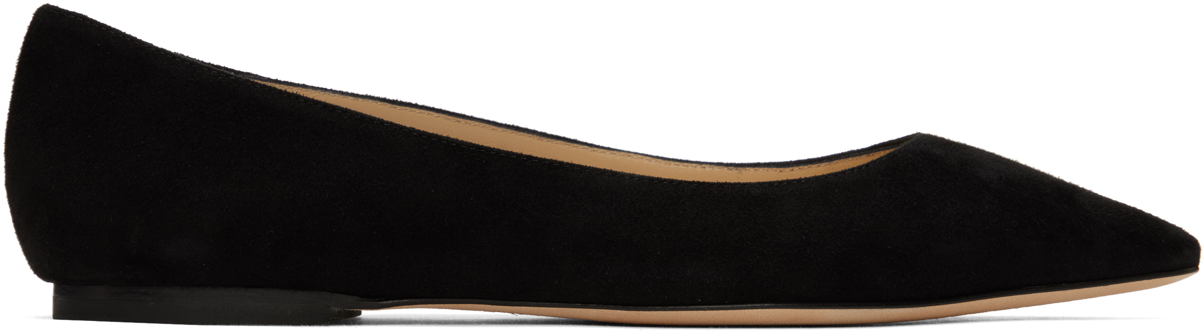 Black Romy Ballerina Flats