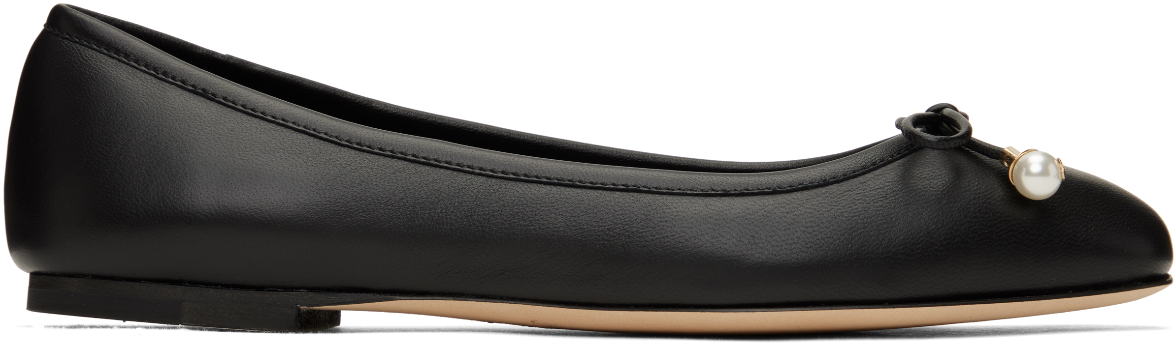 Black Elme Ballerina Flats