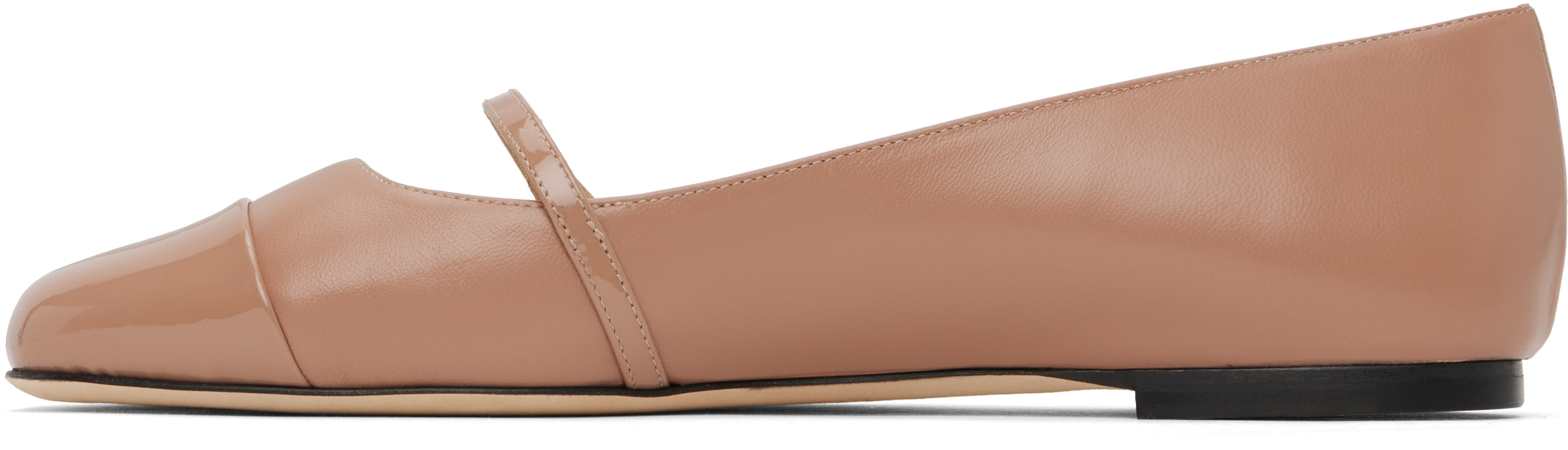 Jimmy Choo Pink Elisa Ballerina Flats In Ballet Pink
