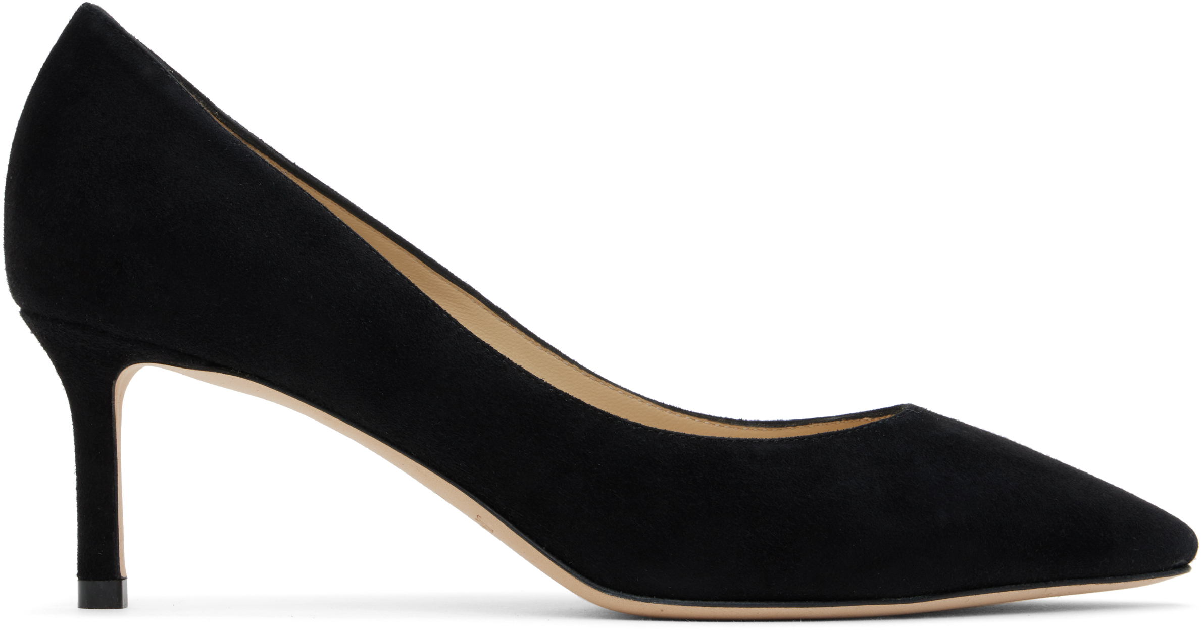 Jimmy Choo Black Romy 60 Heels In Black