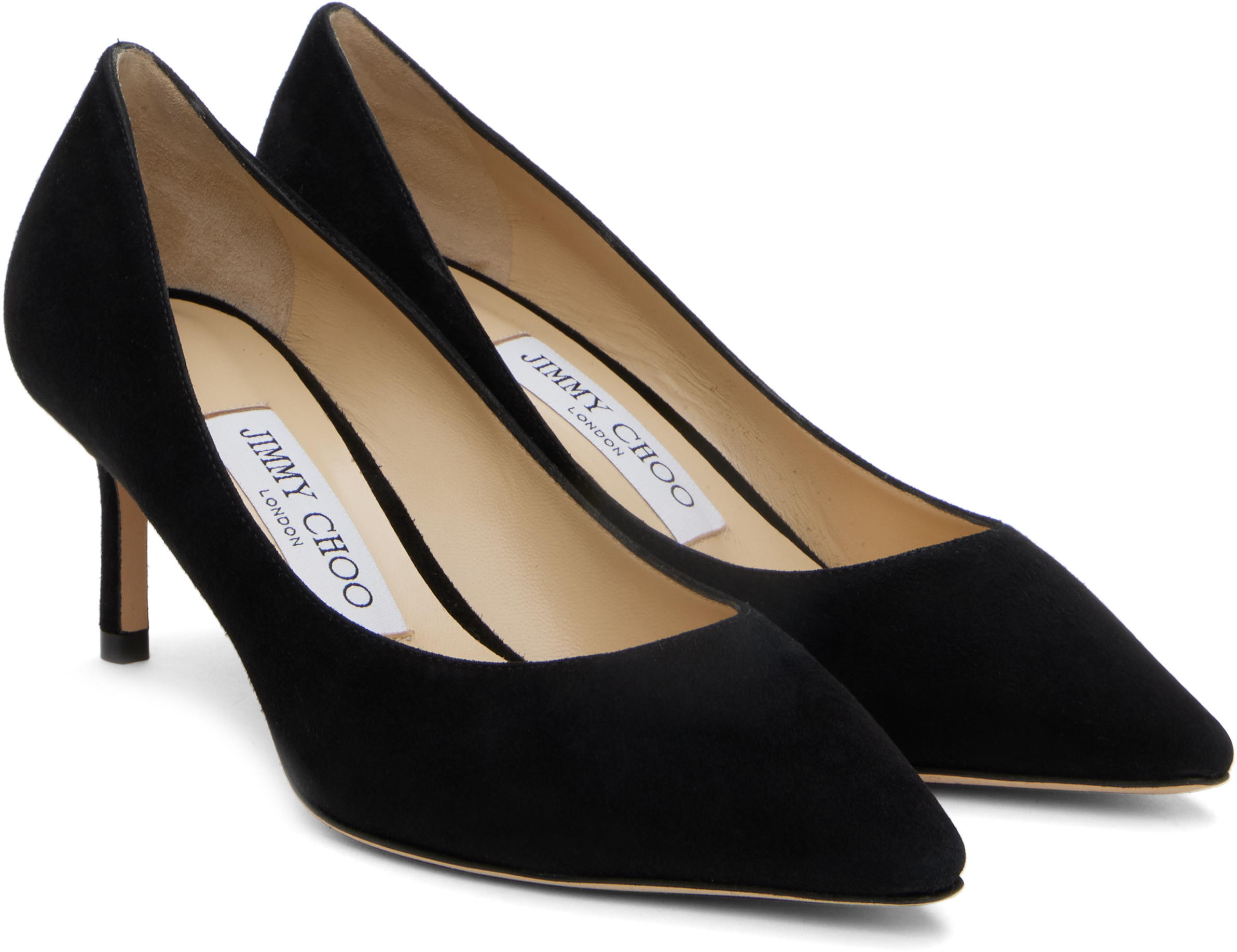 Jimmy Choo Black Romy 60 Heels In Black