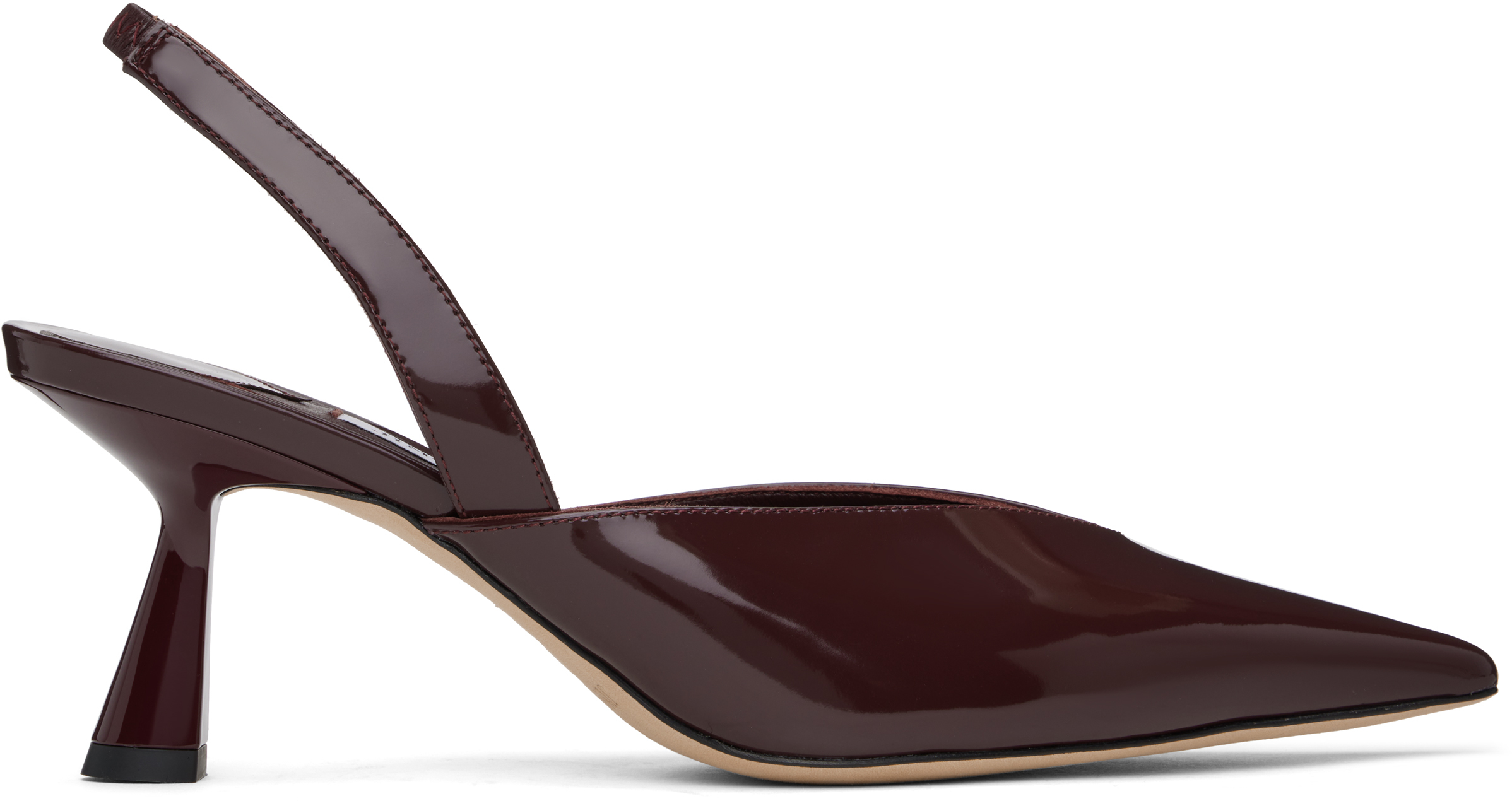 Shop Jimmy Choo Burgundy Maryanne Sb 65 Heels In Garnet