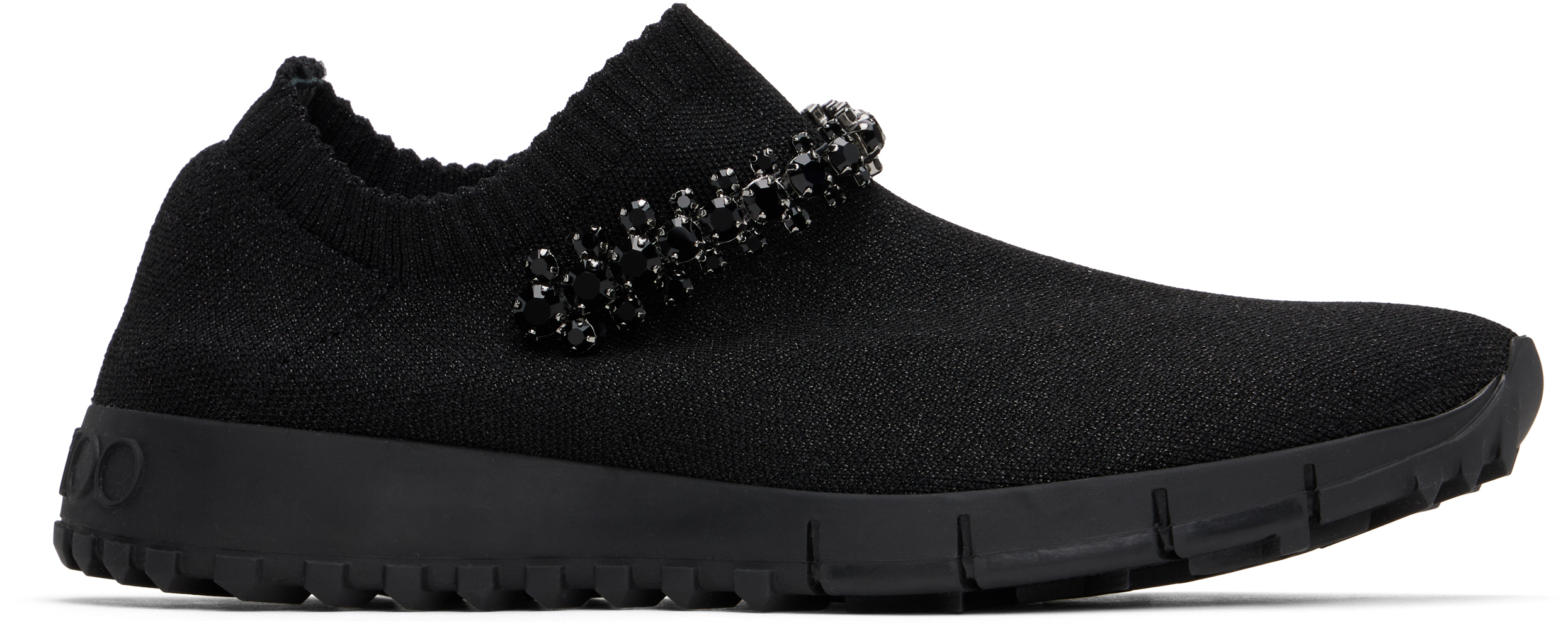 JIMMY CHOO BLACK VERONA SNEAKERS 