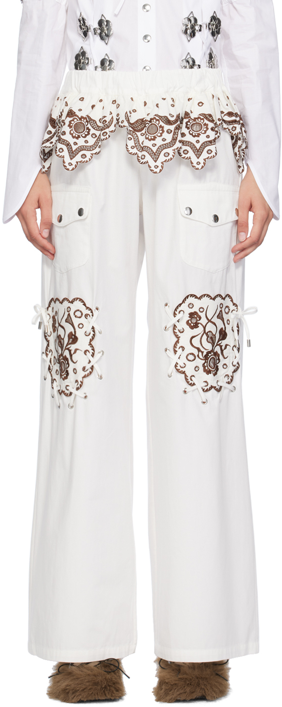 White Lansky Trousers