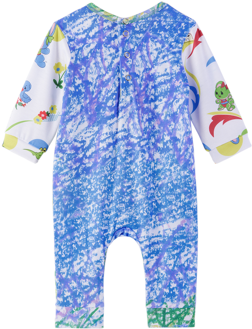 Chopova Lowena Baby Blue Pooch Jumpsuit In Multi