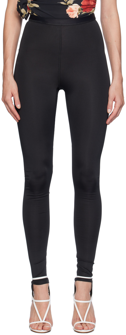 Black Stirrup Leggings