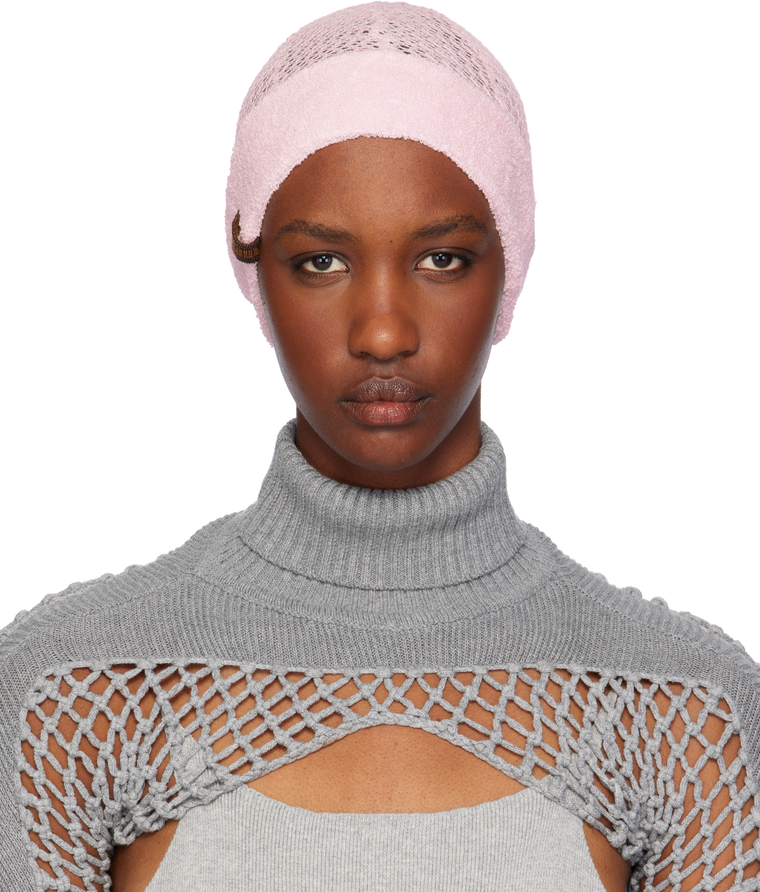 isa boulder 23aw スウェット Pink Silvia Beanie by Isa Boulder on Sale
