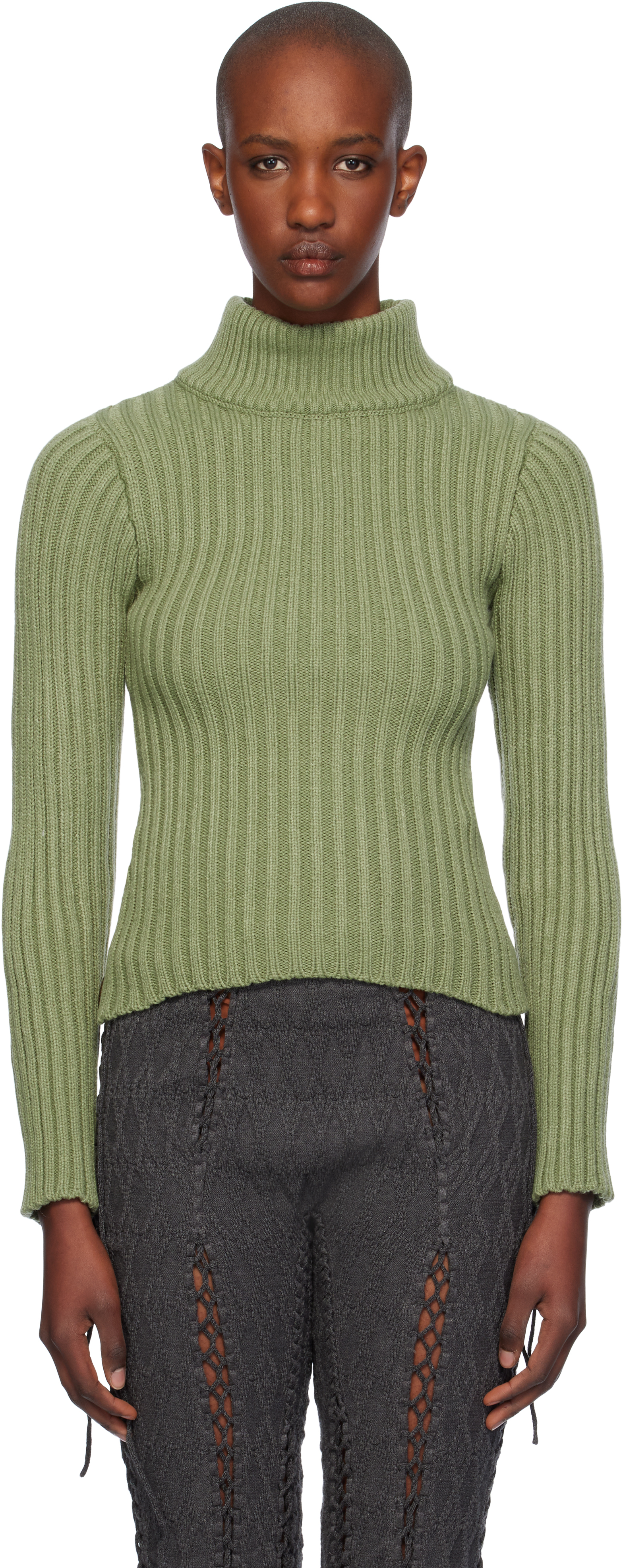 Green Hanna Turtleneck