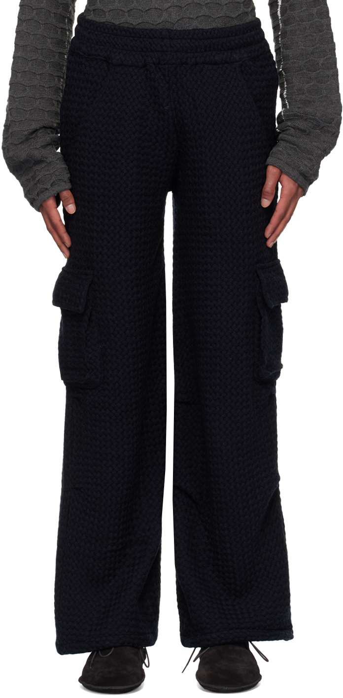 SSENSE Exclusive Black Chevron Trousers