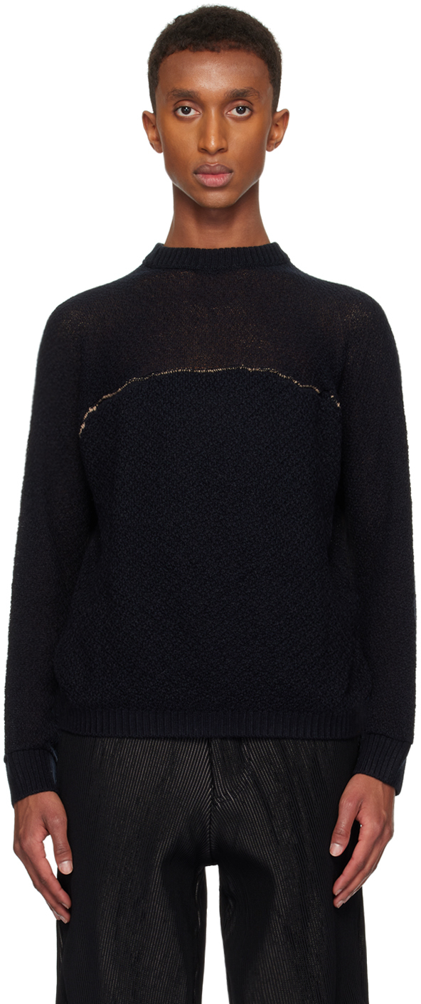 SSENSE Exclusive Black Boat Float Sweater