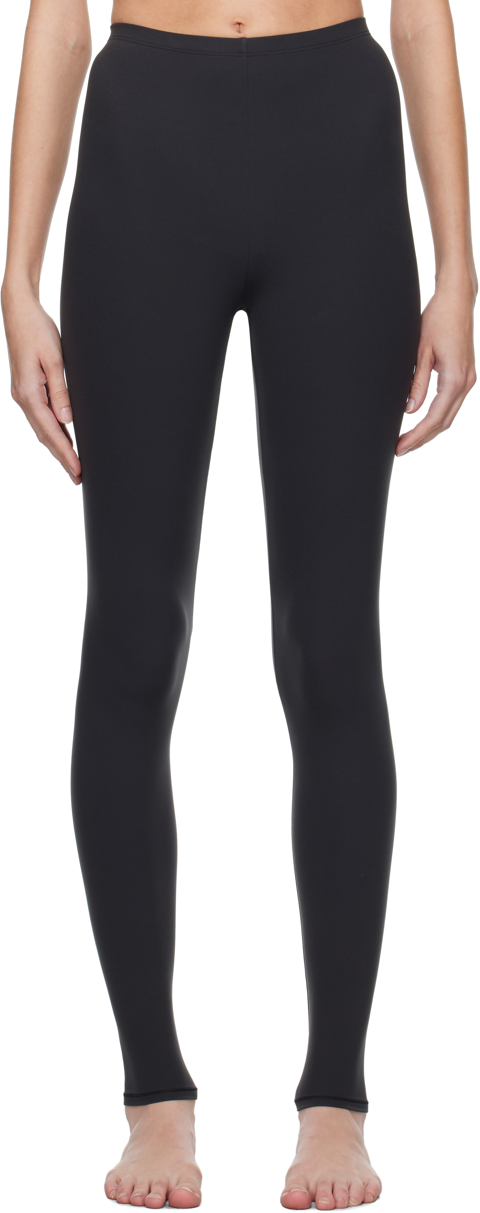 Shop Skims Black Fits Everybody Leggings In Onyx