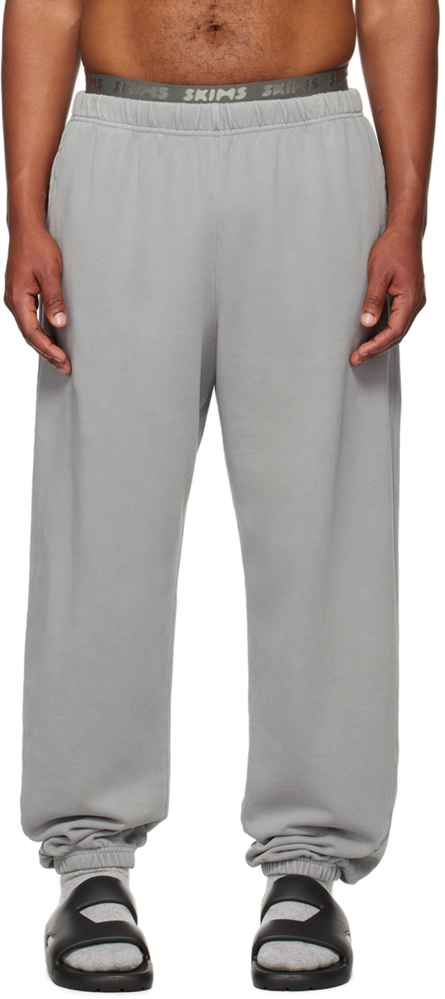 Blue Terry Relaxed Jogger Sweatpants