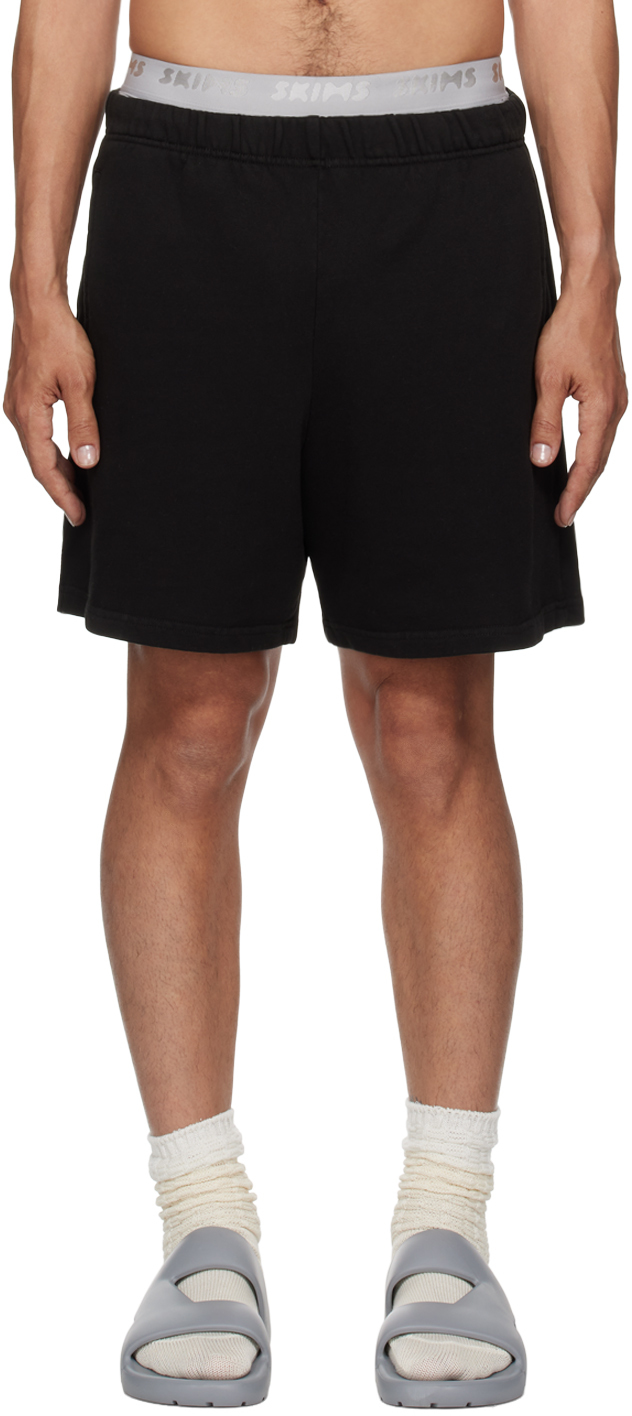 Black Terry Classic Shorts