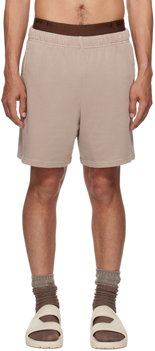 Taupe Terry Classic Shorts