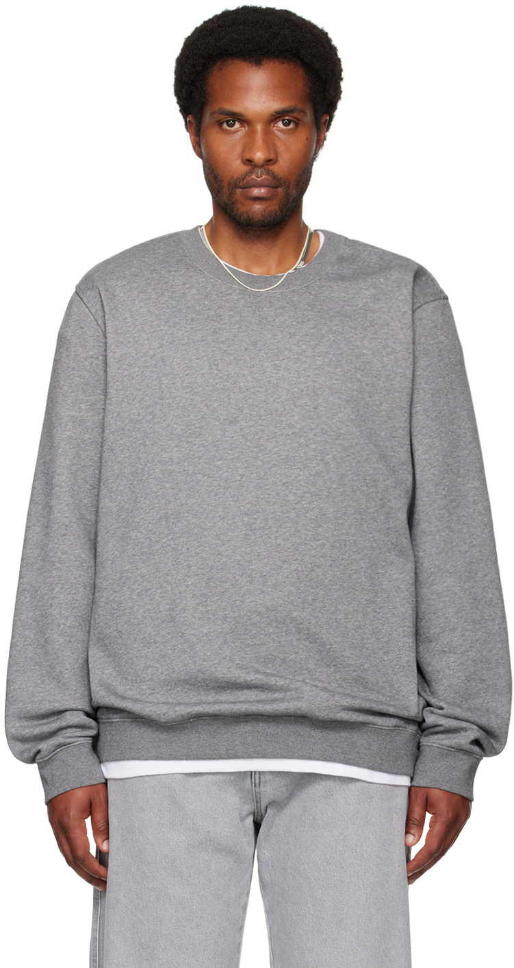 Gray Fleece Lounge Crewneck Sweatshirt