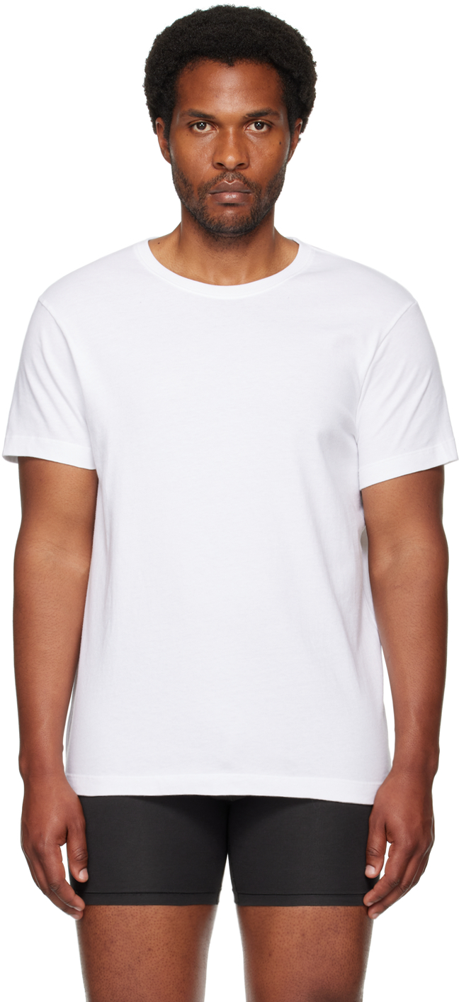 White SKIMS Cotton Classic T-Shirt
