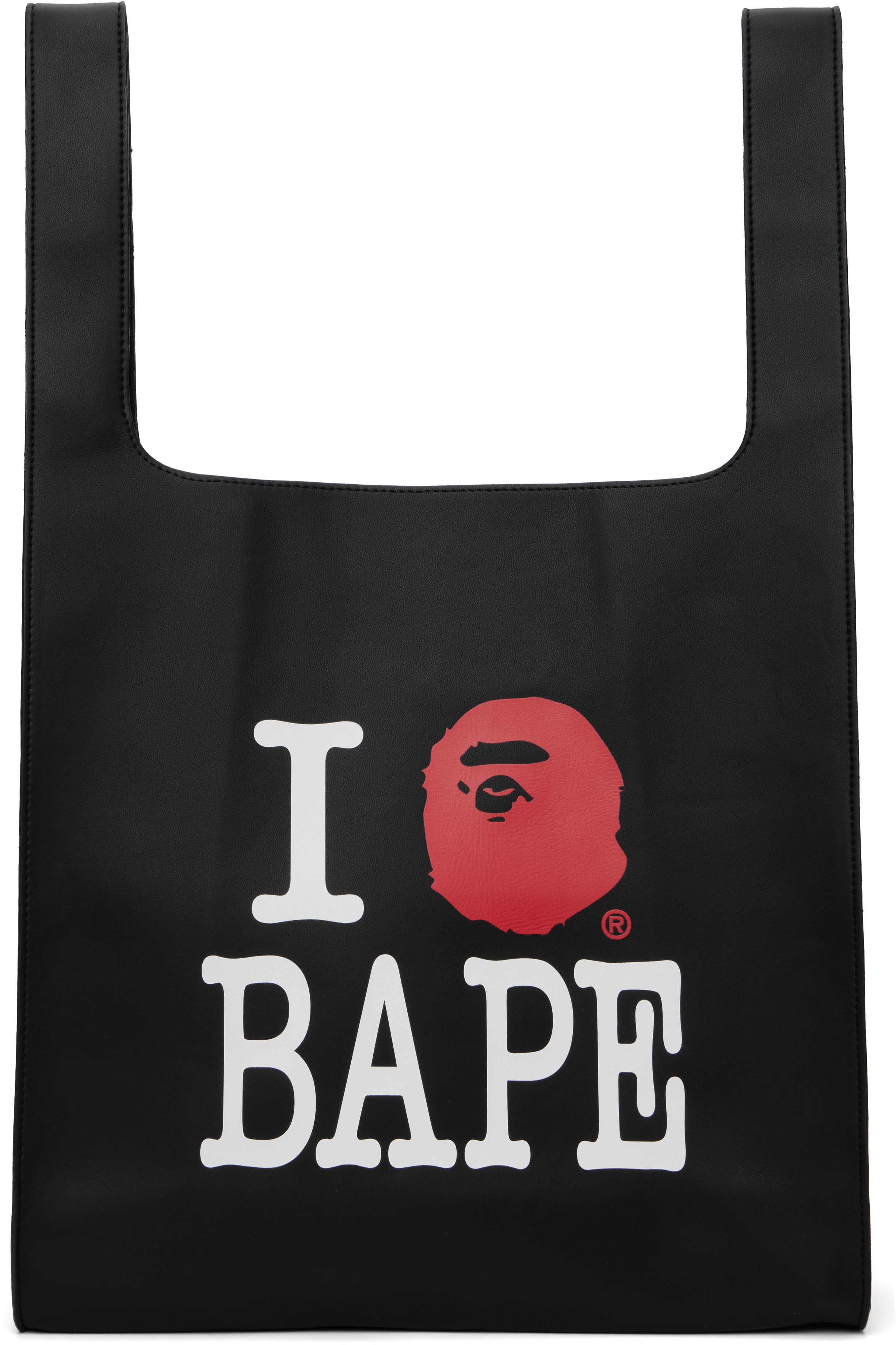 BAPE Black I Love BAPE Tote