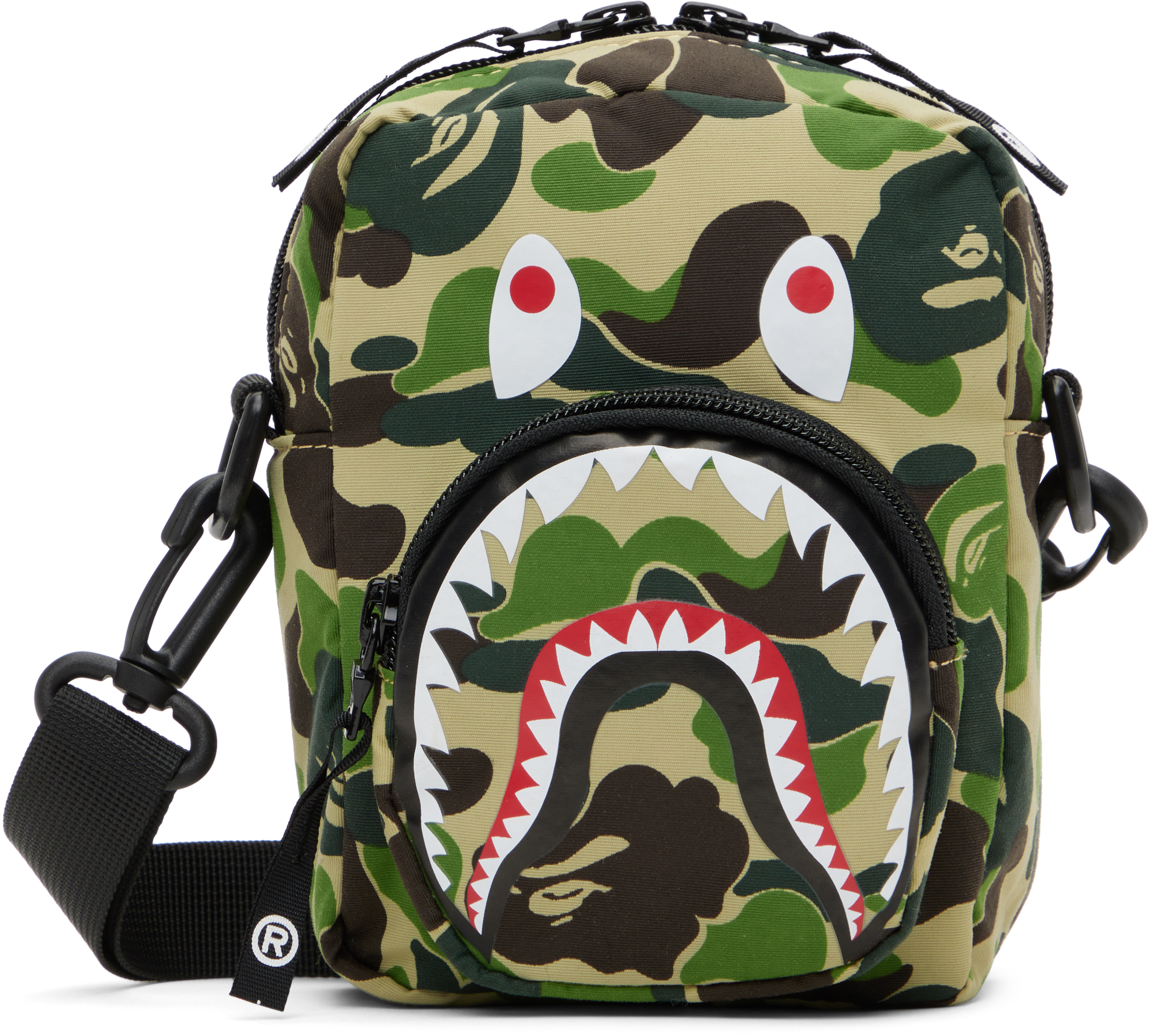 Green ABC Camo Mini Shark Bag