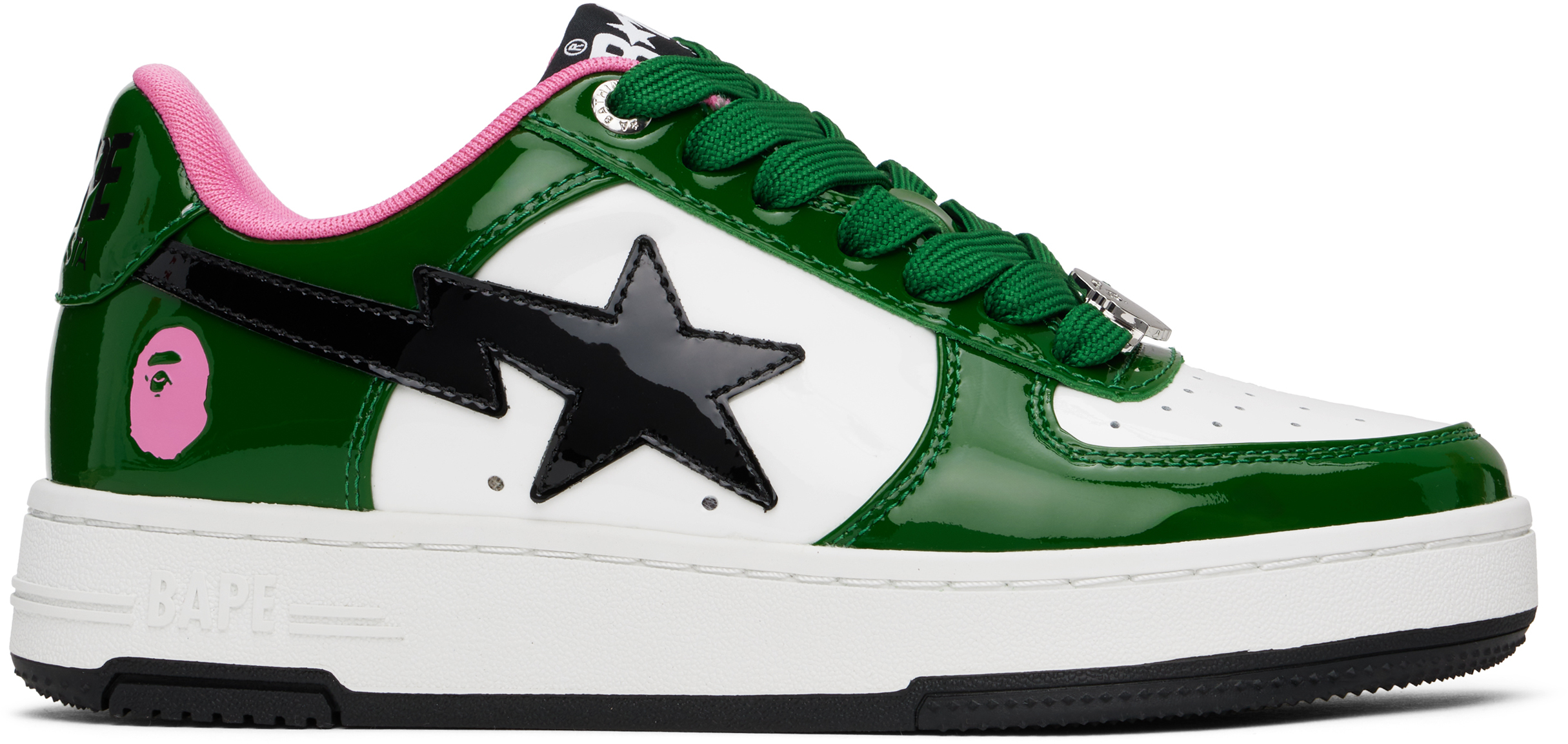 Green & White STA #1 Sneakers